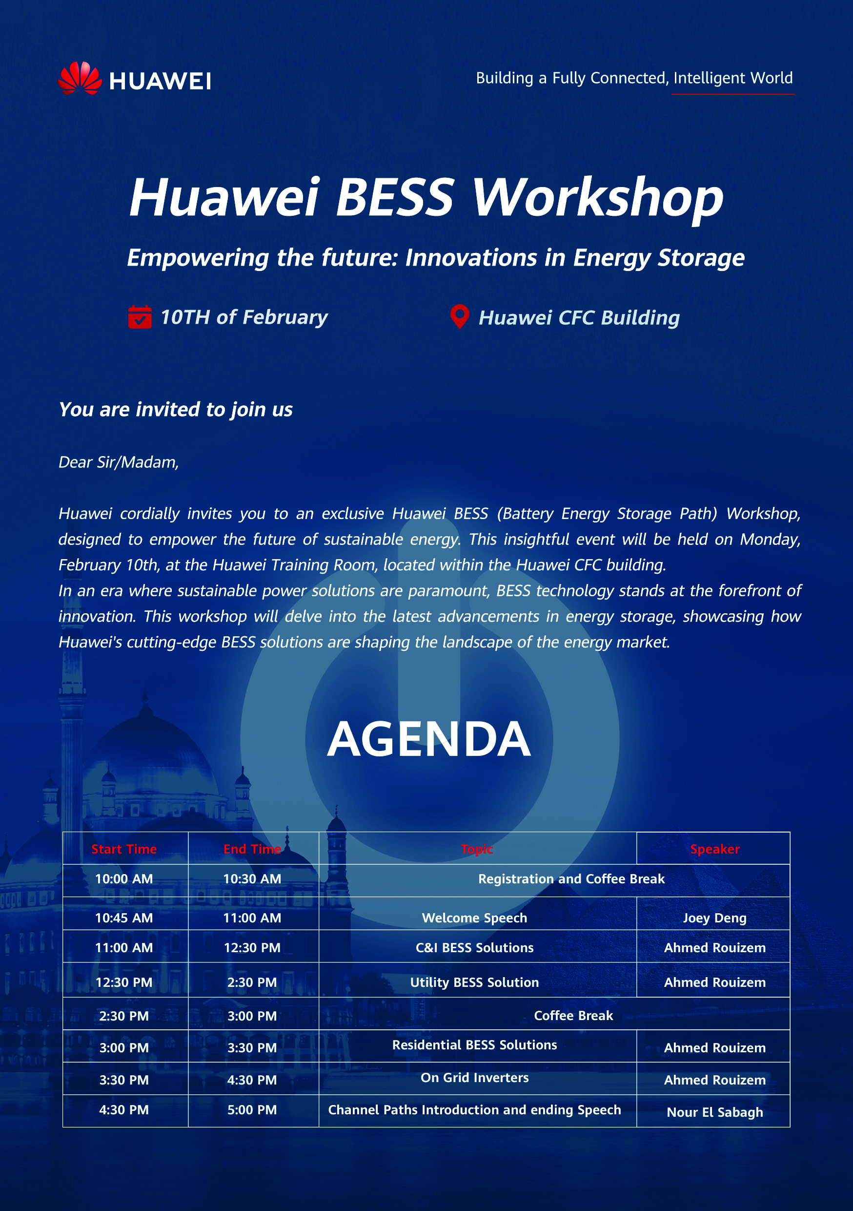 Huawei Telecommunication Projects showcase