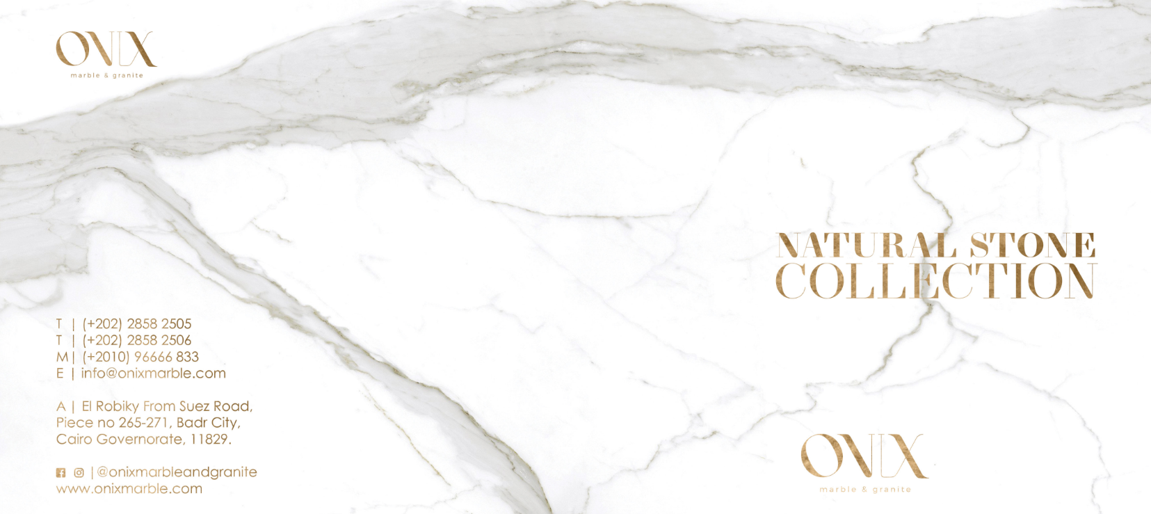 ONIX Marble E-commerce Platform showcase